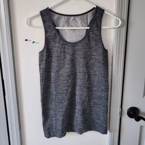 Grey workout tank top